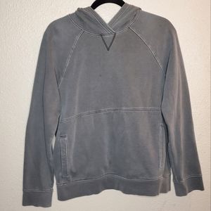 Wonder Nation Boys Longsleeve Charcoal Gray Hoodie/Hooded Sweatshirt (Size: XL)